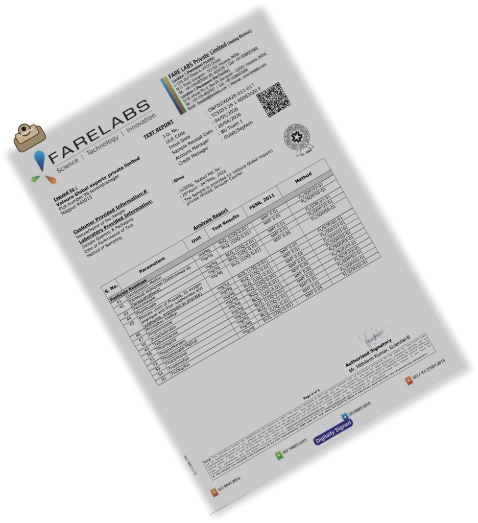 rootans farelabs ghee report page 3
